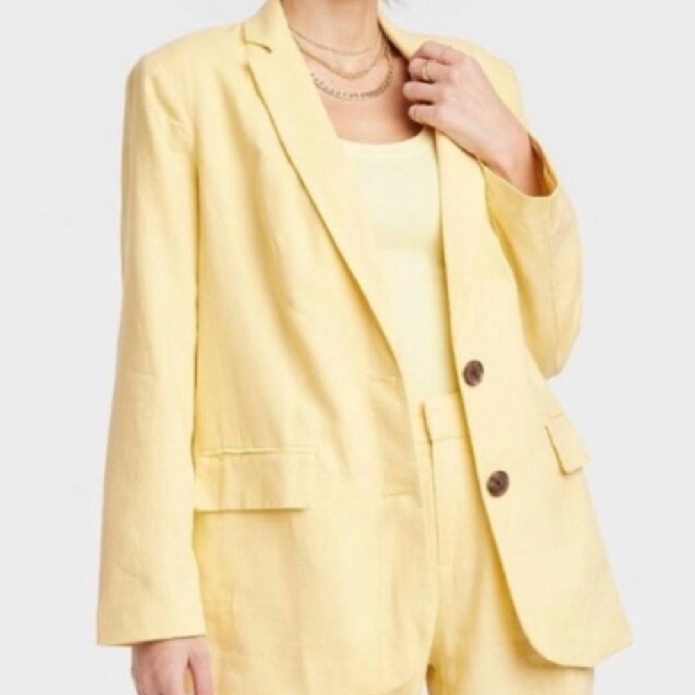 a new day Light Yellow Women's Blazer